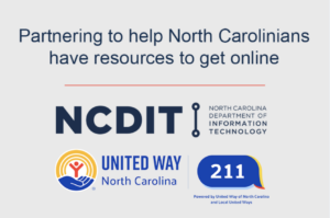 Cover photo for New Partnership Between NC Division of Broadband and Digital Equity and NC 211